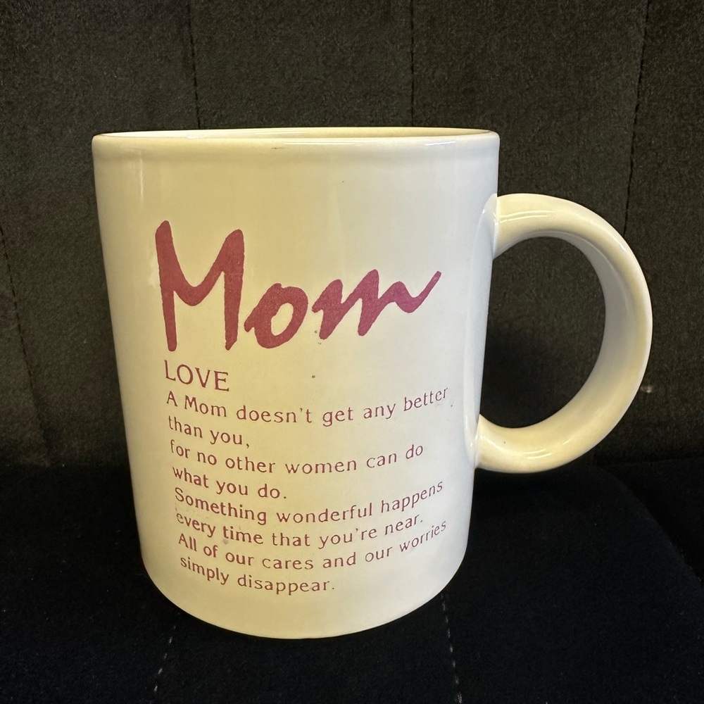White Ceramic Mom Mug